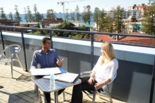 Austrálie Studium KAPLAN terasa Manly