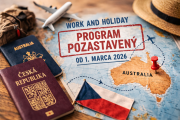 Work and Holiday víza medzi Austráliou a Českou republikou boli pozastavené!